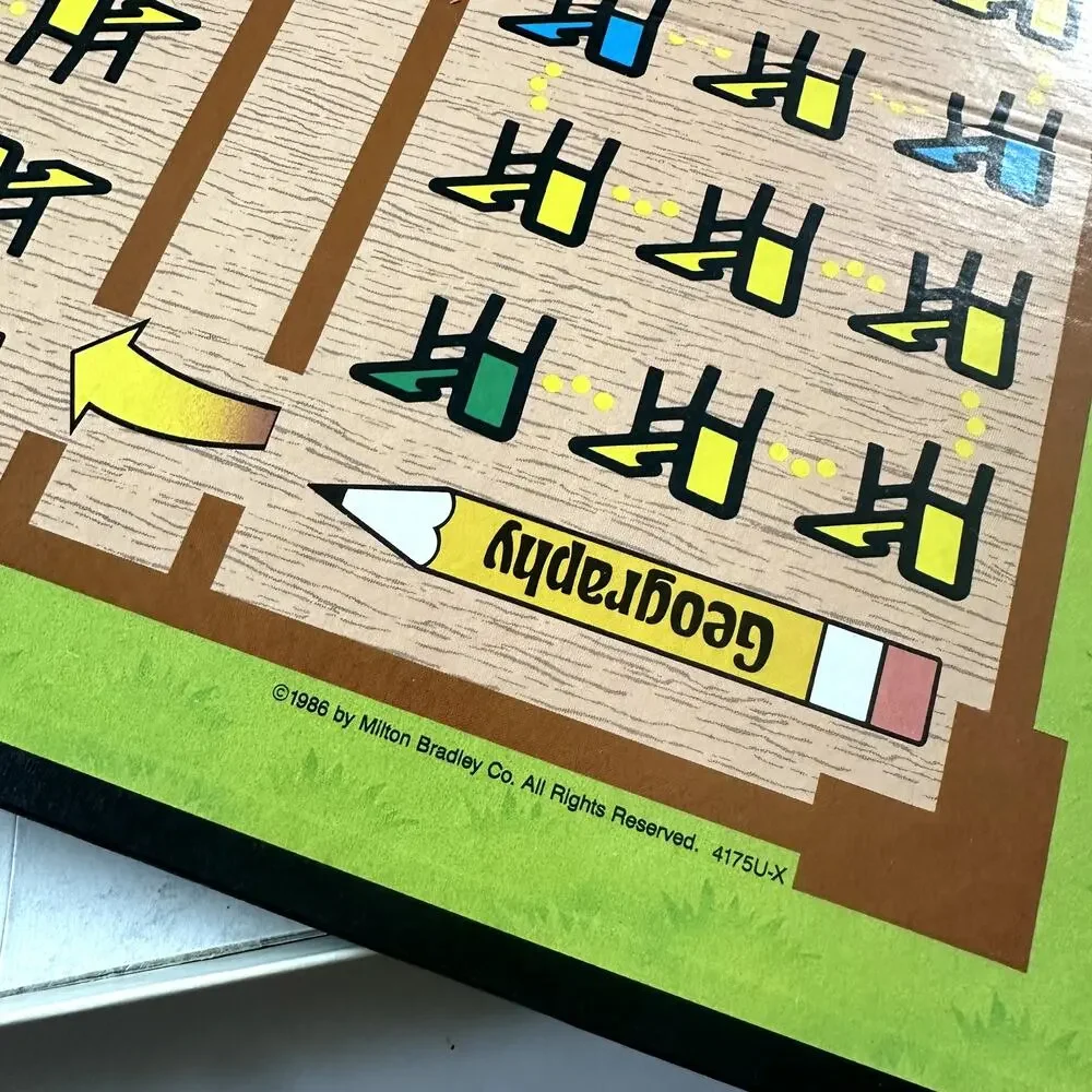 Vintage 1986 Go To The Head Of The Class Board Game Deluxe Edition